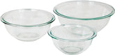 Anchor Hocking 81572L11 Mixing Bowl Set, Includes: (1) 1 qt, (1) 1.5 qt, (1) 2.5 qt Bowls, Glass, Clear